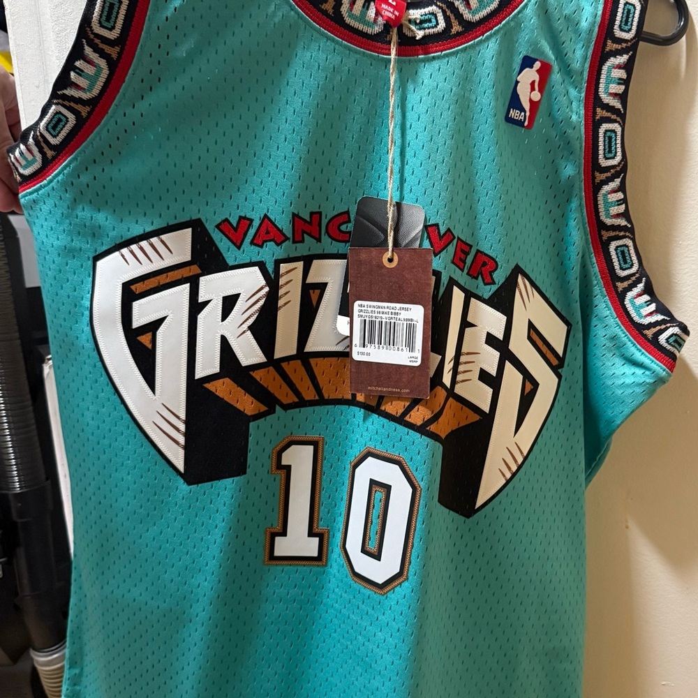 Mitchell & Ness Vancouver Grizzlies Teal Jersey